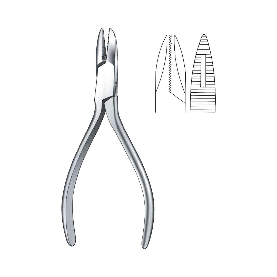 FLAT NOSE & WIRE TWISTING PLIERS4 mm tip Needle Nose plier