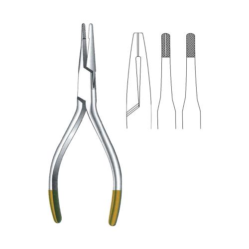 FLAT NOSE & WIRE TWISTING PLIERS4 mm tip Pin pulling plier