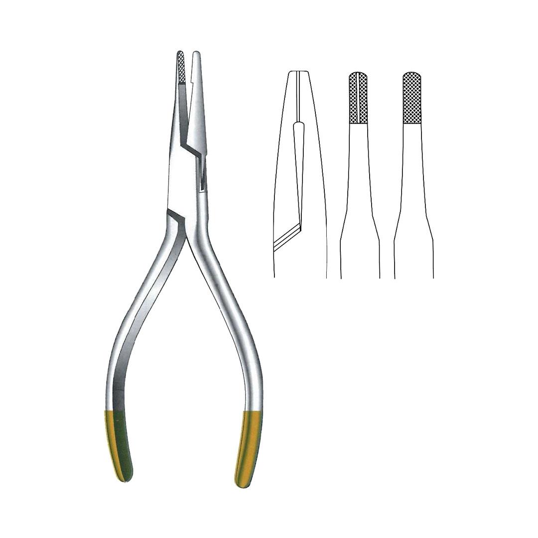 FLAT NOSE & WIRE TWISTING PLIERS4 mm tip Pin pulling plier