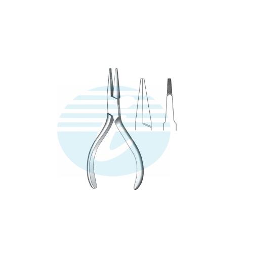 FLAT NOSE & WIRE CUTTING & TWISTING PLIERS Flat nose plier tip for cerciarge wire Delicate