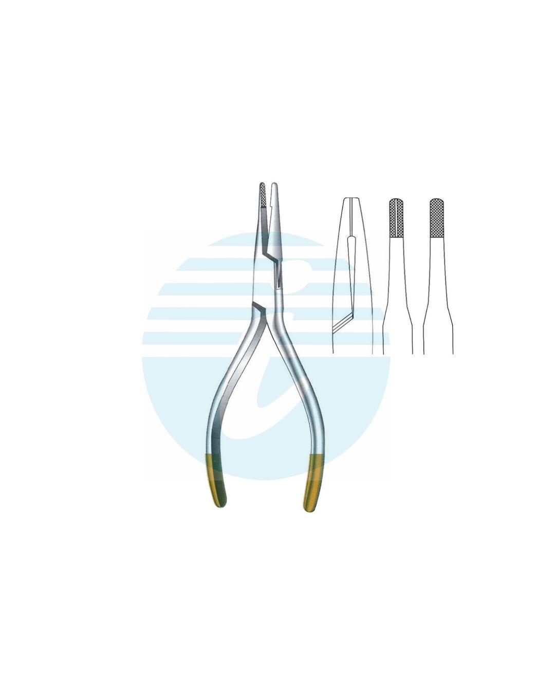 FLAT NOSE & WIRE TWISTING PLIERS4 mm tip Pin pulling plier