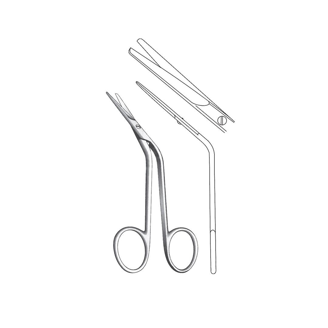 FOMON TONSIL AND NASAL SCISSORS