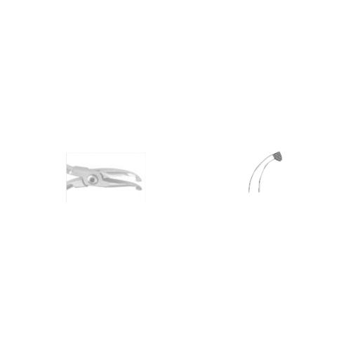For placement and removal of arch wires, pins and other auxiliaries in angle design