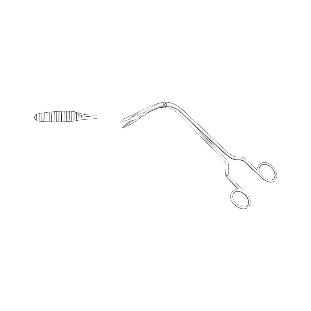 FRAENKEL LARYNGEAL POLYPUS FORCEPS