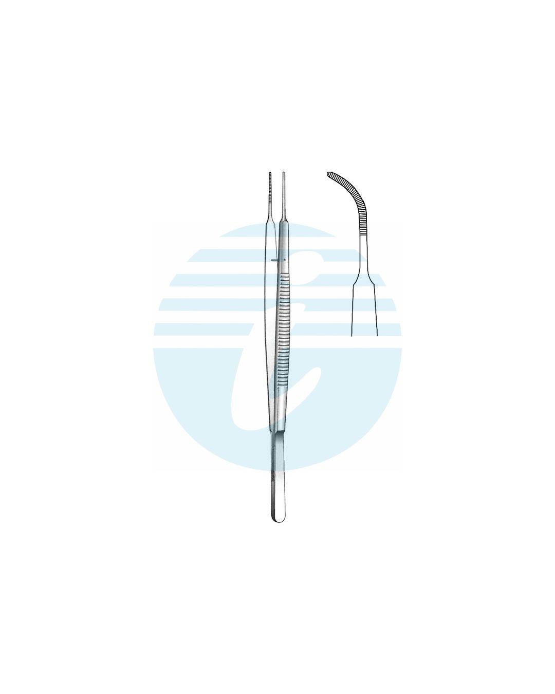 GERALd DRESSING TISSUE & GRASPING FORCEPS Curved