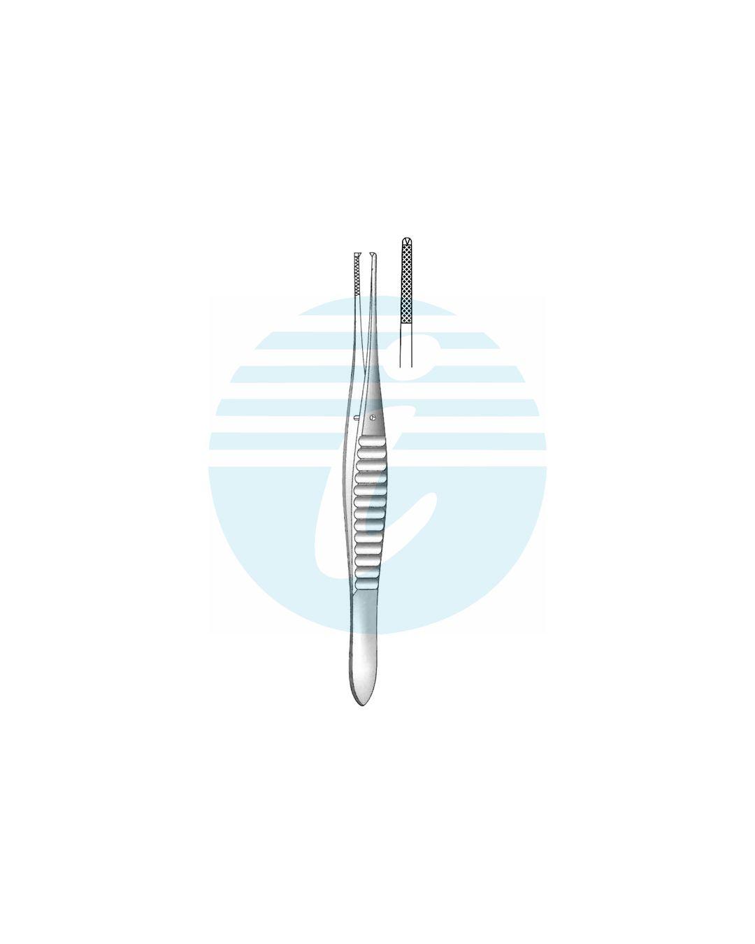 GILLIES DRESSING AND TISSUE FORCEPS 1:2 Teeth