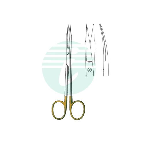 GOLDMAN-FOX SCISSORS WITH TUNGSTEN CARBIDE INSERTS Curved