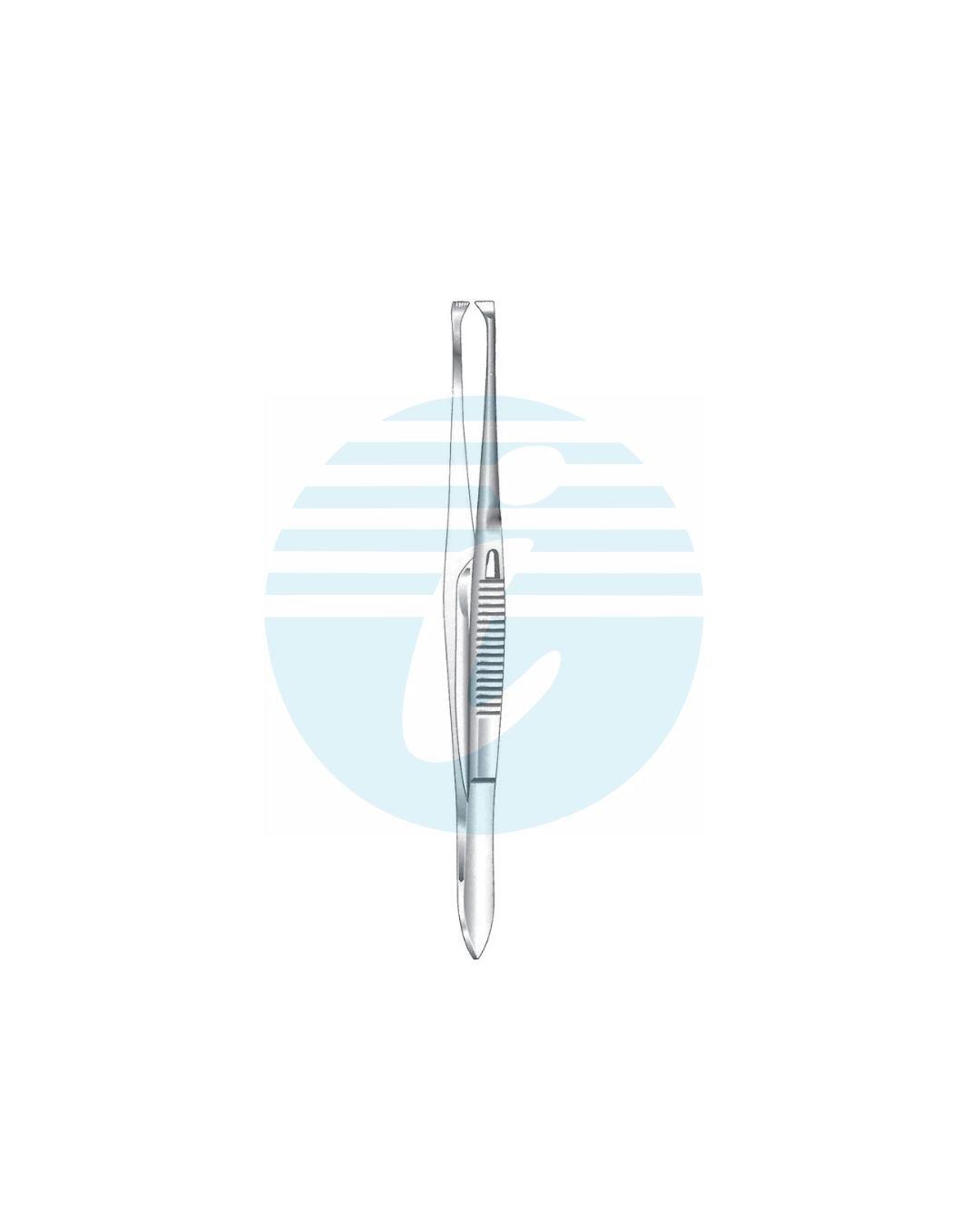 GRAEFE TISSUE AND FIXATION FORCEPS 4.5 mm jaws with lock