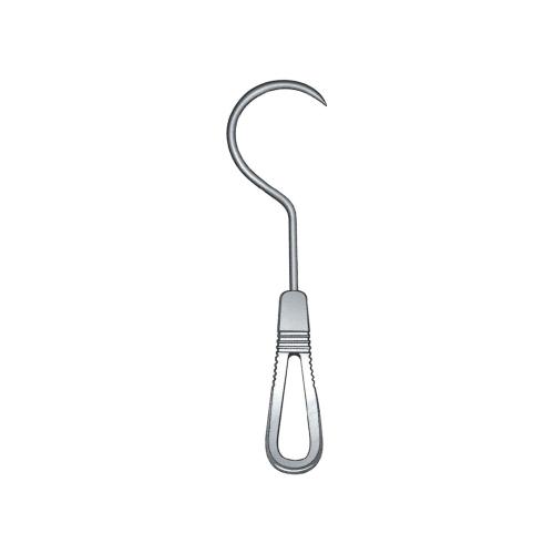 GRAFT PASSER BONE WIRE GUIDES & GRAFT PASSER Curved Slot cut into head