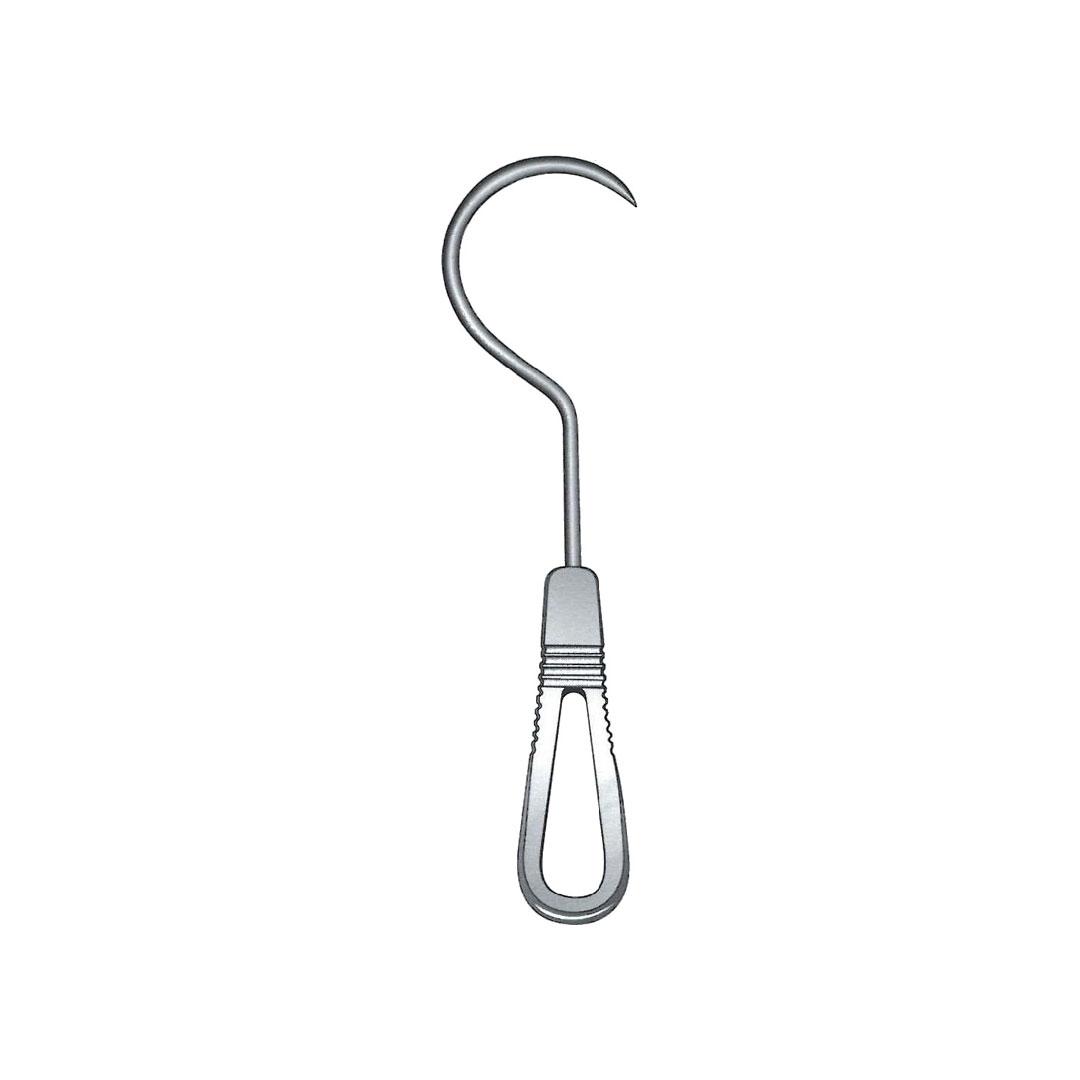 GRAFT PASSER BONE WIRE GUIDES & GRAFT PASSER Curved Slot cut into head
