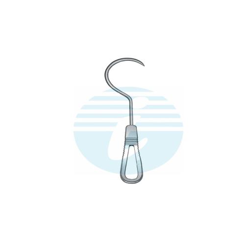 GRAFT PASSER BONE WIRE GUIDES & GRAFT PASSER Curved Slot cut into head