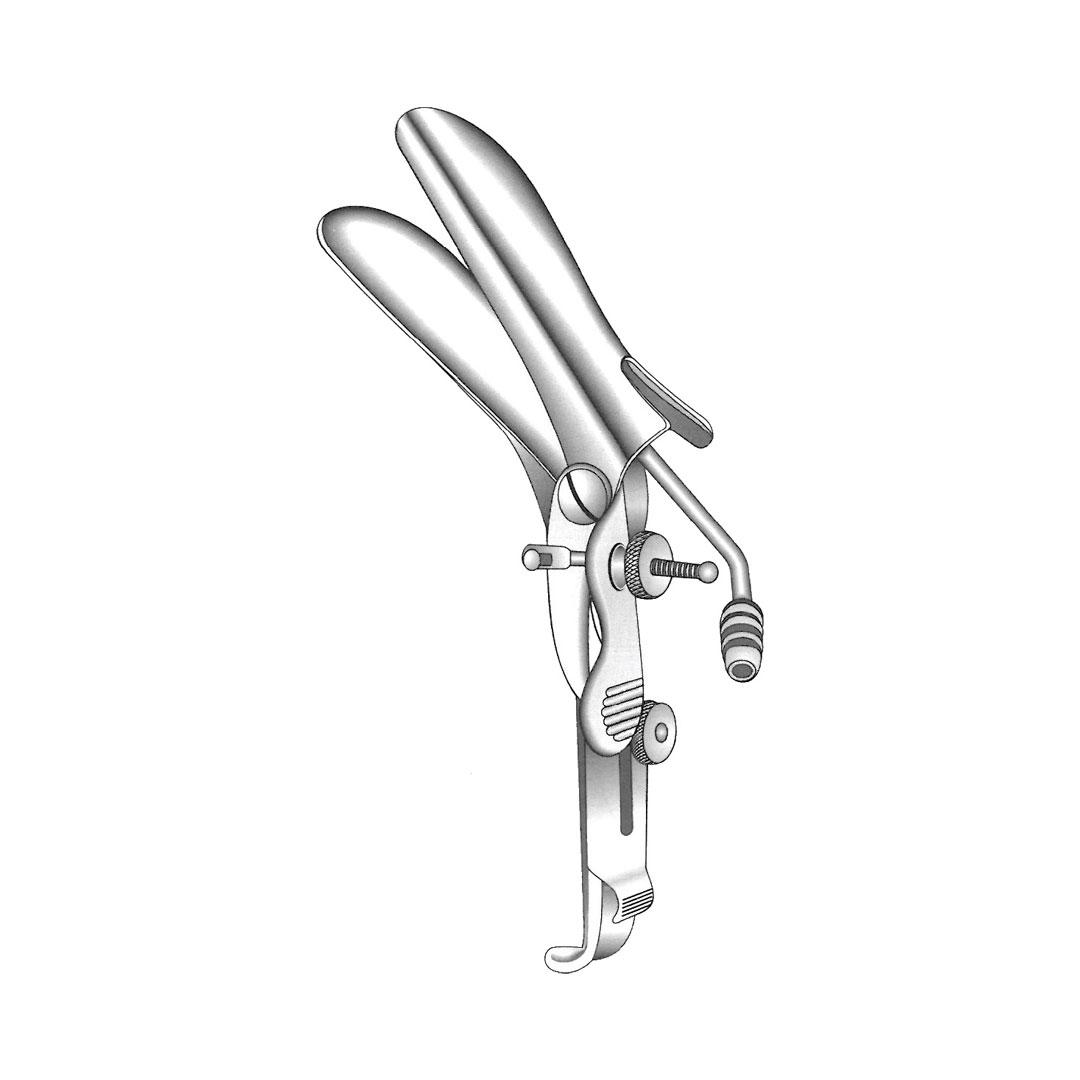 GRAVE SPECIAL 135° angled & right side open Suction tube on upper and lower blade