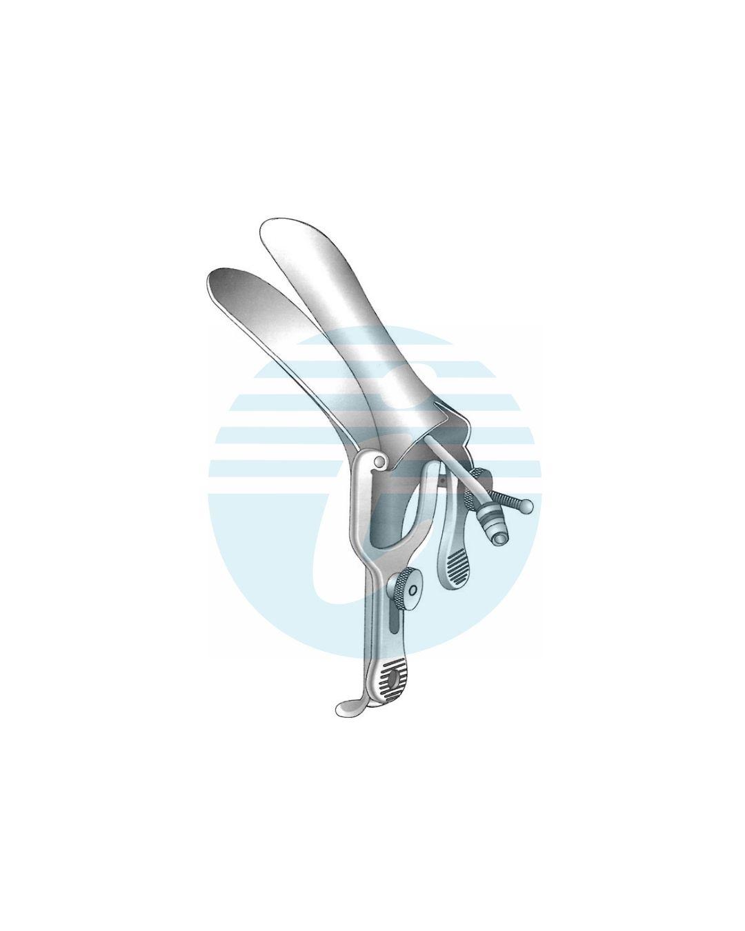 GRAVE SPECIAL VAGINAL SPECULA suction tube on lower blade