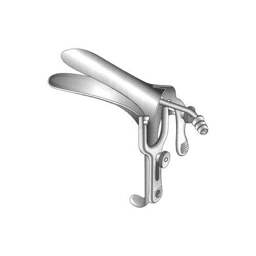 GRAVE VAGINAL SPECULA Suction tube on upper blade