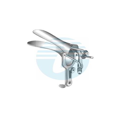 GRAVE VAGINAL SPECULA Suction tubes on lower & upper blade