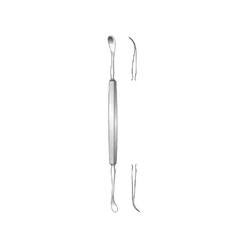 GREEN DOUBLE SPATULA NEEDLE GOUGE AND SPUD