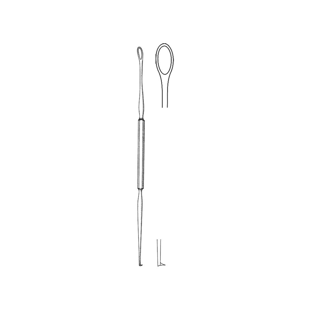 GROSS TYMPANUM NEEDLES CURETTES AND SCOOP Blunt / Sharp