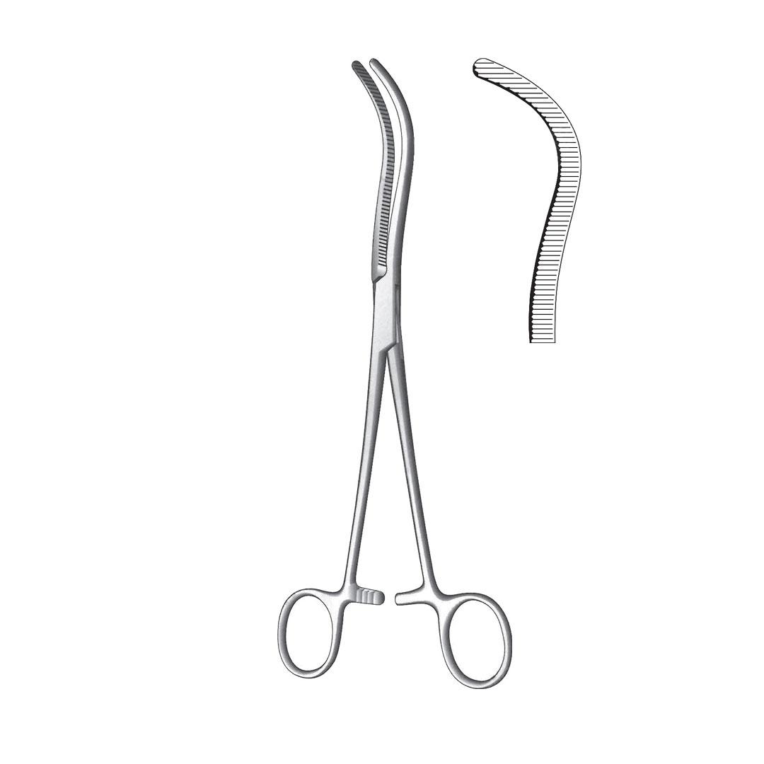 GUYON ARTERY FORCEPS KIDNEY PEDICLE CLAMPS FORCEPS