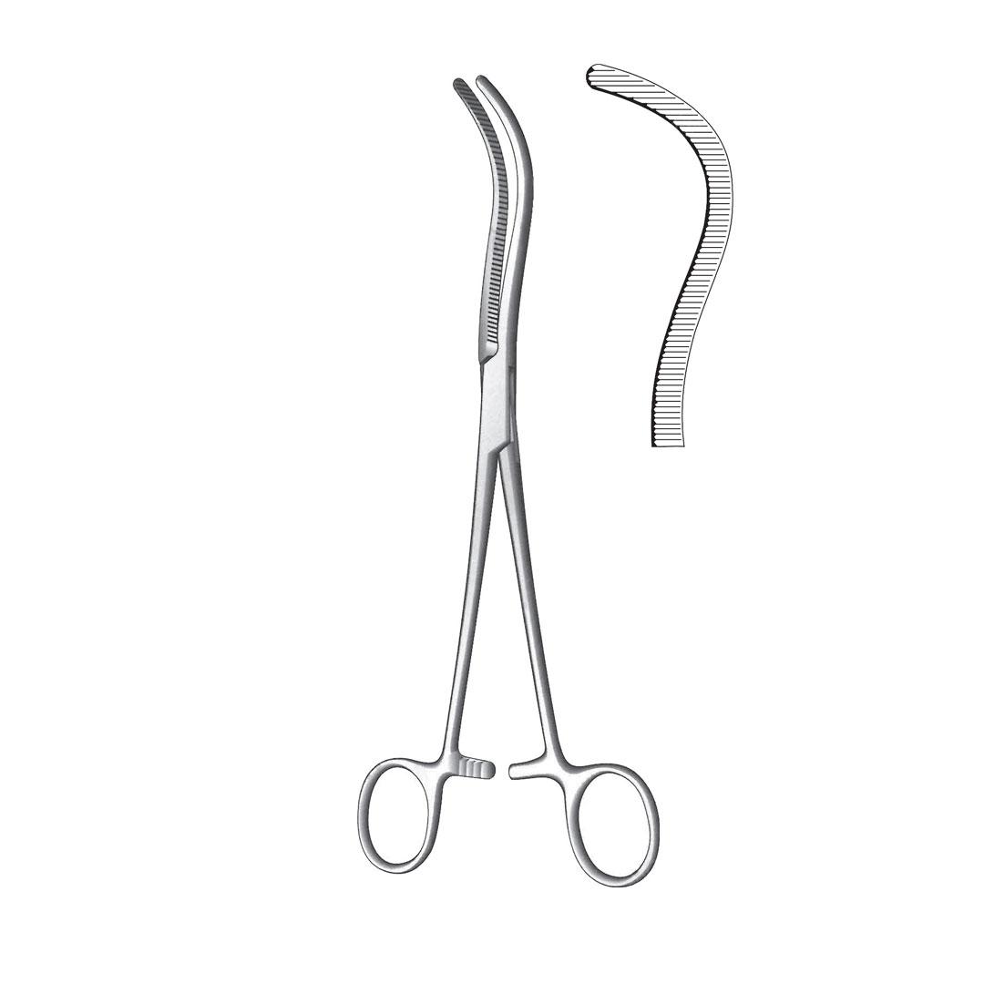 GUYON ARTERY FORCEPS KIDNEY PEDICLE CLAMPS FORCEPS