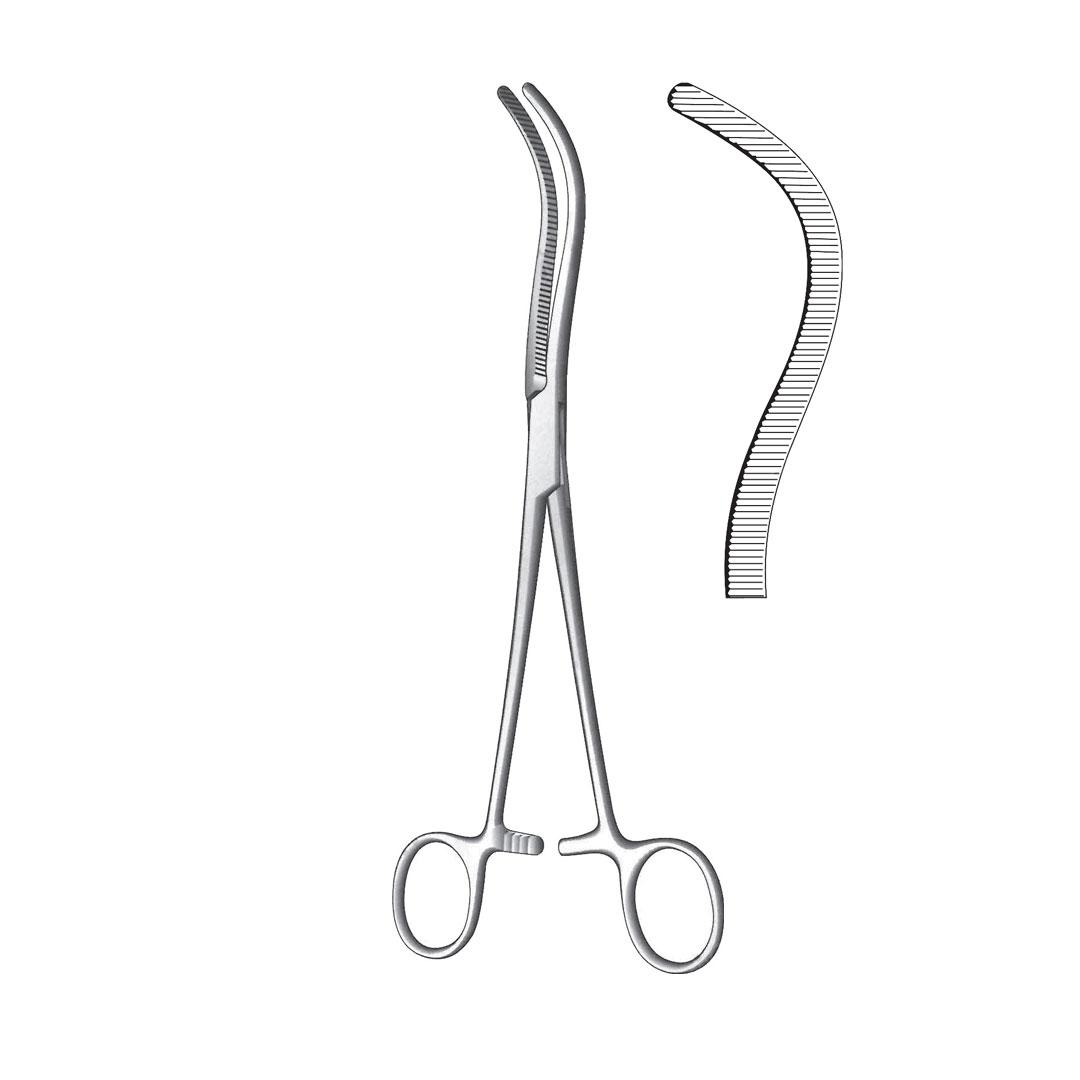 GUYON ARTERY FORCEPS KIDNEY PEDICLE CLAMPS FORCEPS