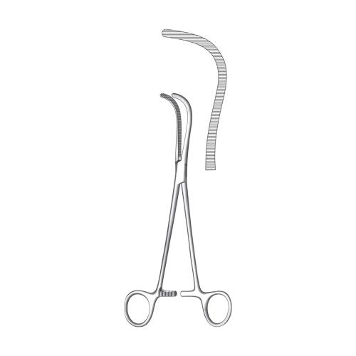 GUYON ARTERY FORCEPS KIDNEY PEDICLE CLAMPS FORCEPS