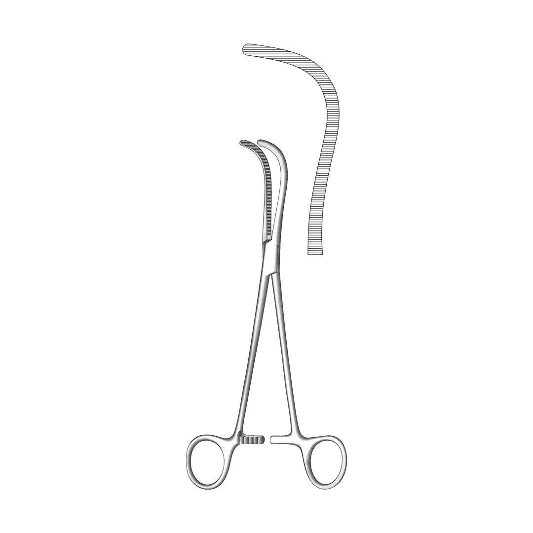GUYON ARTERY FORCEPS KIDNEY PEDICLE CLAMPS FORCEPS