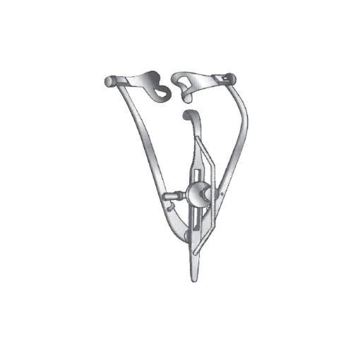 GUYTON PARK EYE SPECULAS Solid blades 14 mm wide with suture posts