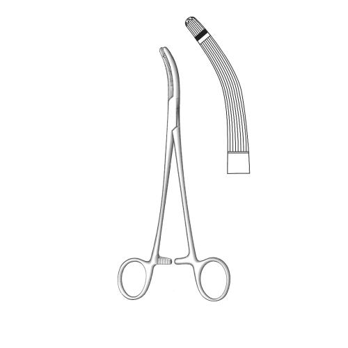 HEANEY-BALLENTINE HYSTERECTOMY & VAGINAL CLAMPS FORCEPS Curved