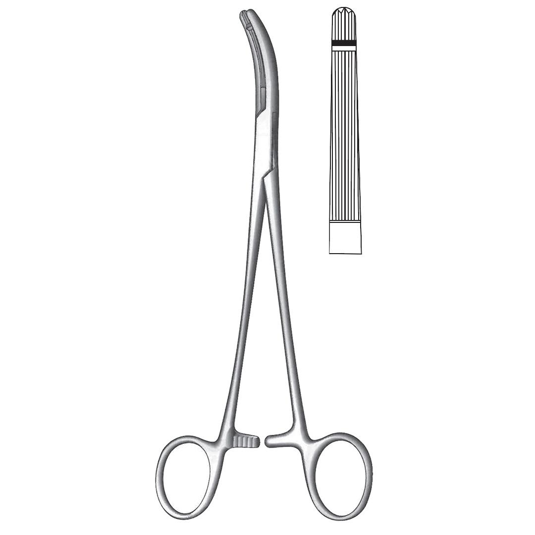 HEANEY-BALLENTINE HYSTERECTOMY & VAGINAL CLAMPS FORCEPS Longitudinal Straight