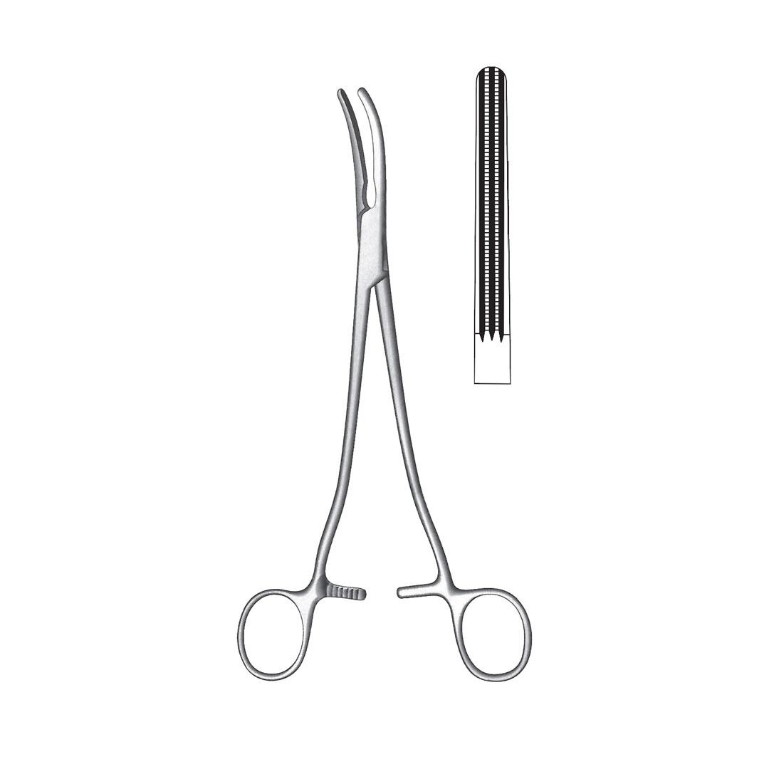 HEANEY HYSTERECTOMY & VAGINAL CLAMPS FORCEPS STRAIGHT