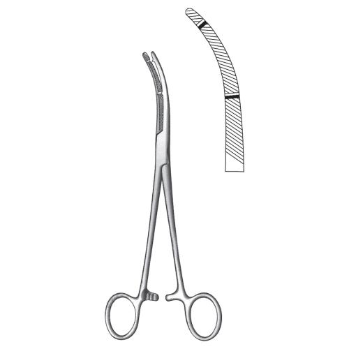 HEANEY HYSTERECTOMY & VAGINAL CLAMPS FORCEPS Curved