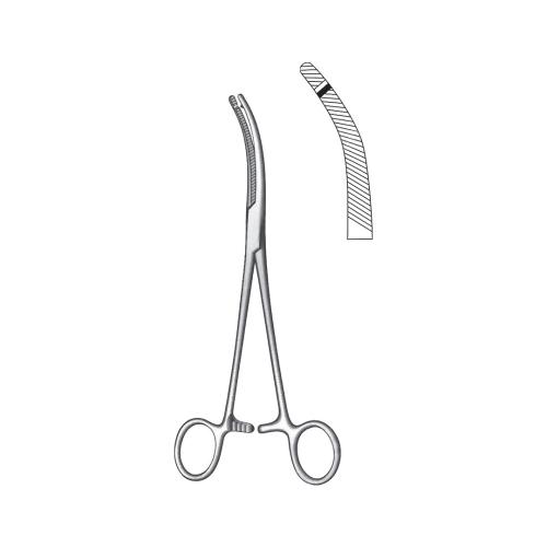 HEANEY HYSTERECTOMY & VAGINAL CLAMPS FORCEPS Hysterectomy forceps Curved