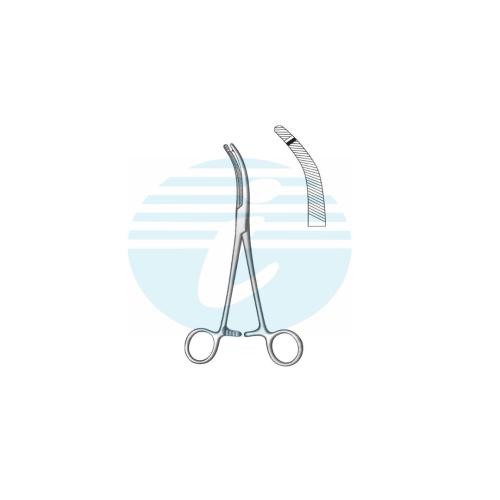 HEANEY HYSTERECTOMY & VAGINAL CLAMPS FORCEPS Hysterectomy forceps Curved