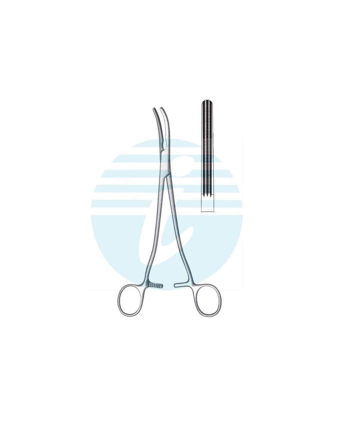 HEANEY HYSTERECTOMY & VAGINAL CLAMPS FORCEPS STRAIGHT
