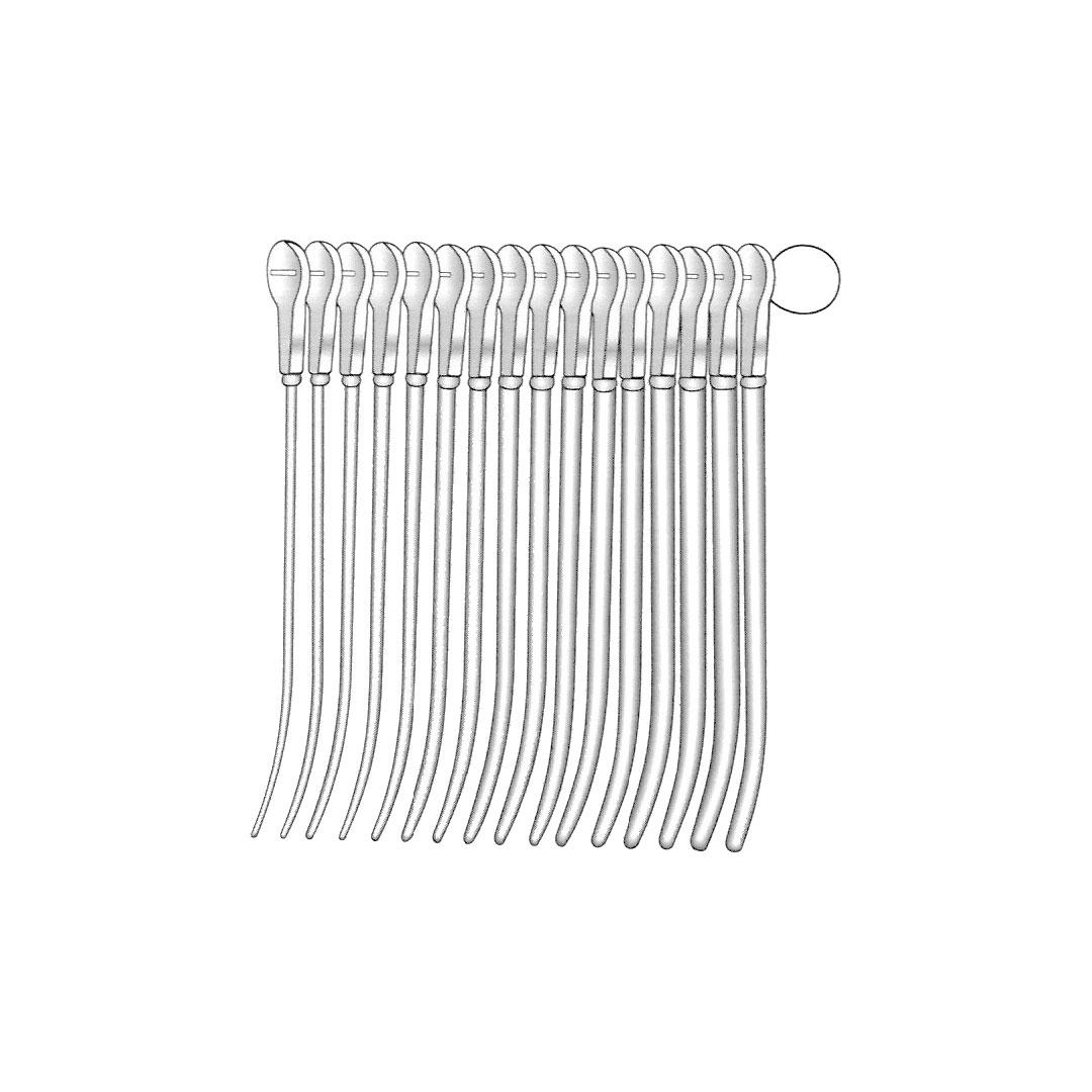 HEGAR UTERINE DILATORS Fig. 1 -13 Chrome plated