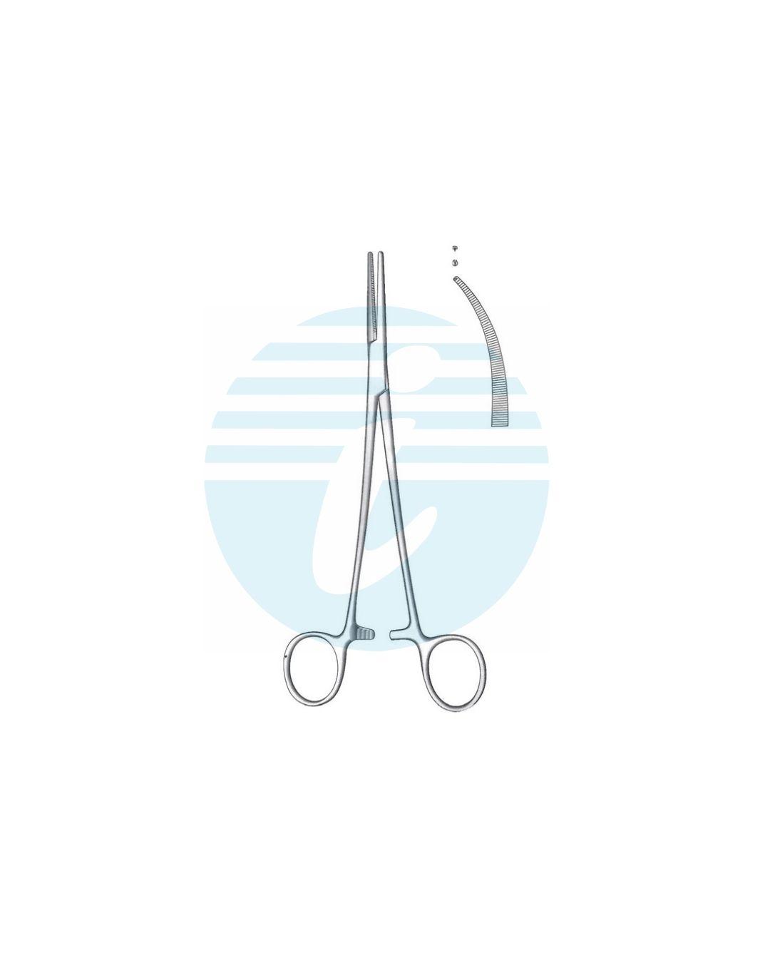 HEISS ARTERY FORCEPS 1:2 Teeth CURVED