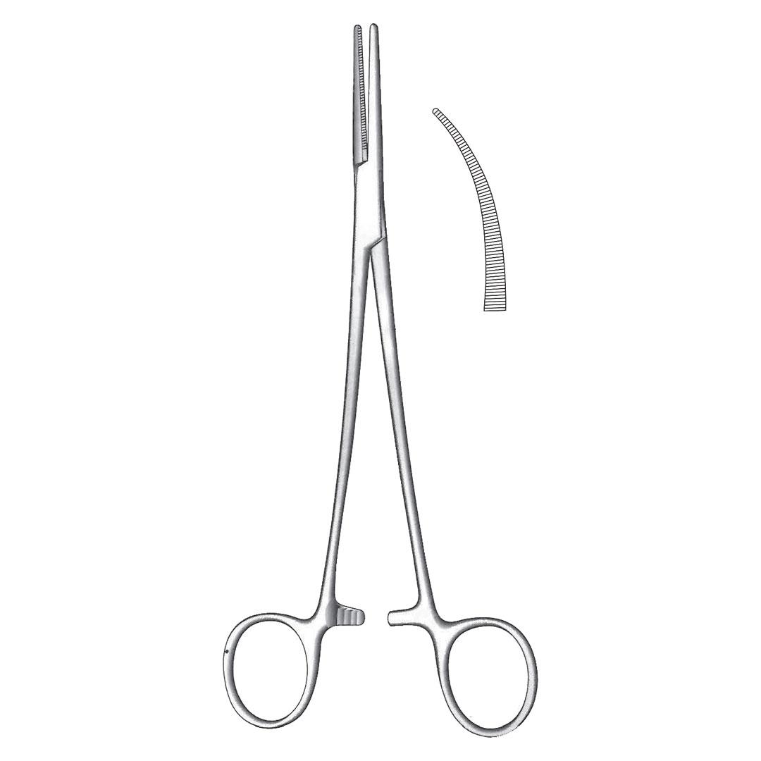 HEISS ARTERY FORCEPS CURVED