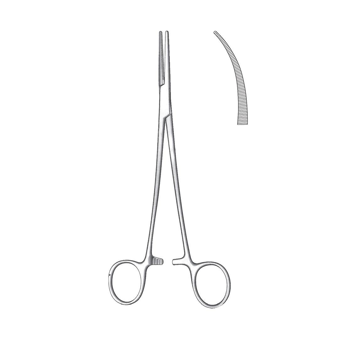HEISS ARTERY FORCEPS CURVED