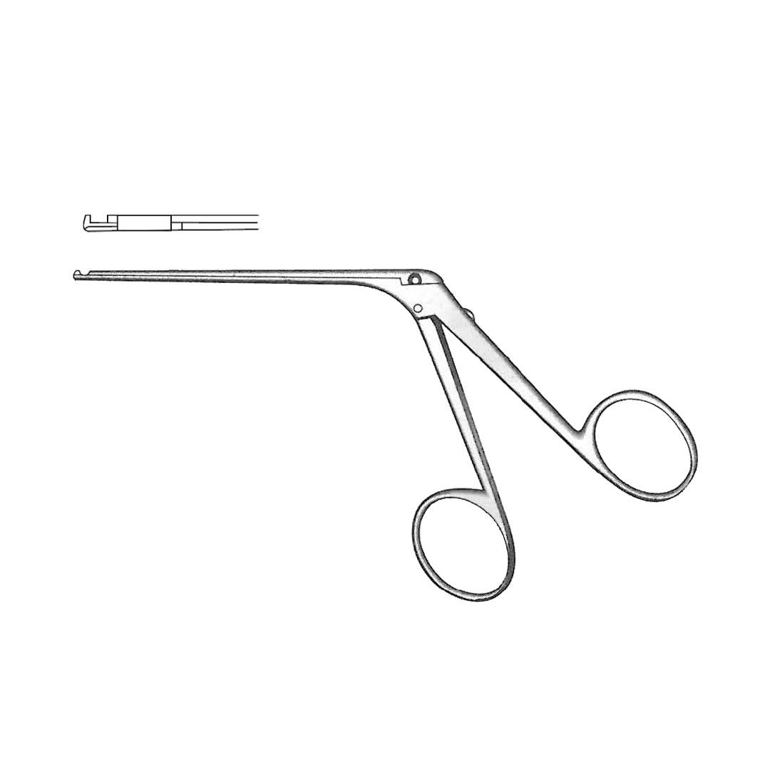 HOUSE DIETER MICRO EAR FORCEPS 80 mm Black finish Malleus nipper