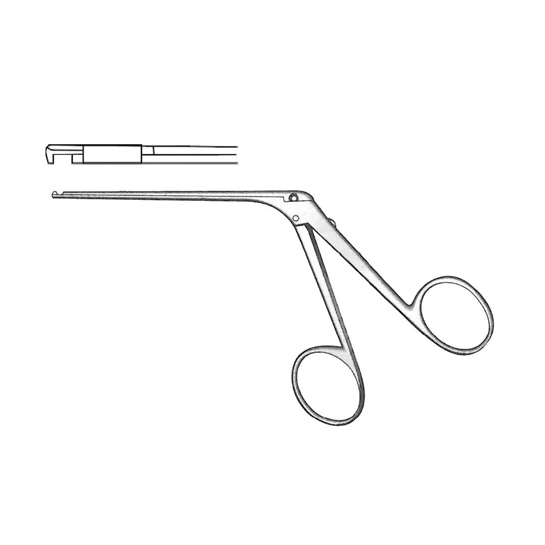 HOUSE DIETER MICRO EAR FORCEPS110 mm Black finish Left cutting Malleus nipper