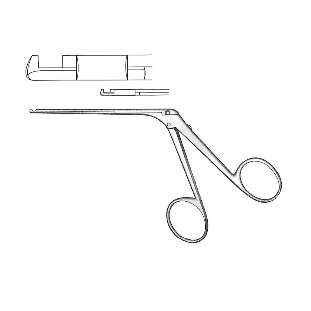HOUSE DIETER MICRO EAR FORCEPS110 mm Black finish Right cutting Malleus nipper