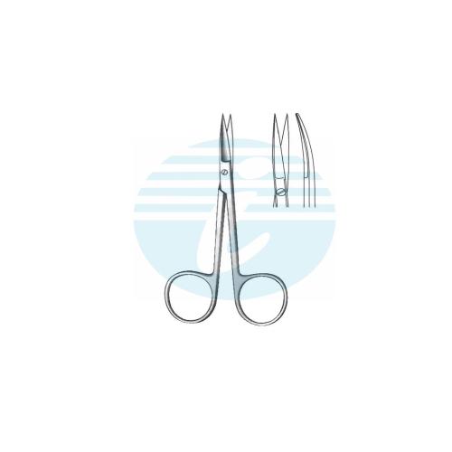 IRIS-FINE OPERATING SCISSOR CURVED FLAT