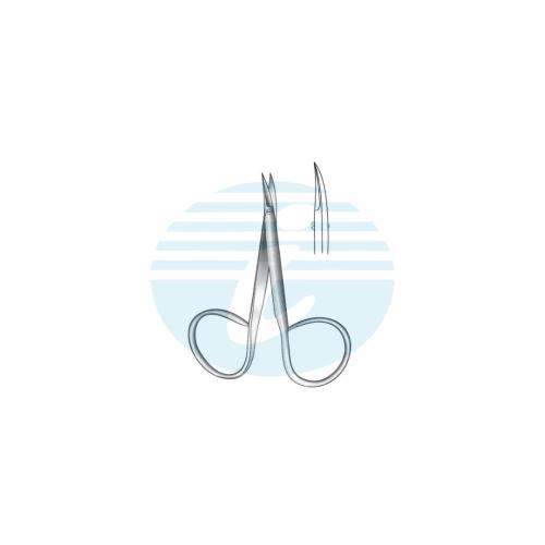 IRIS FINE OPERATING SCISSORS Curved (RIBBON TYPE)