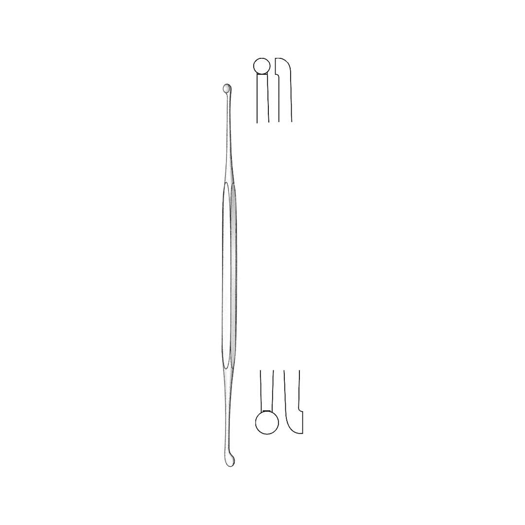 JANSEN MICROCURETTES TYMPANUM NEEDLES Sharp
