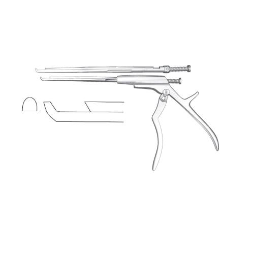 JENSEN INTERVERTEBRAL DISC RONGEURS Forward cutting 5mm