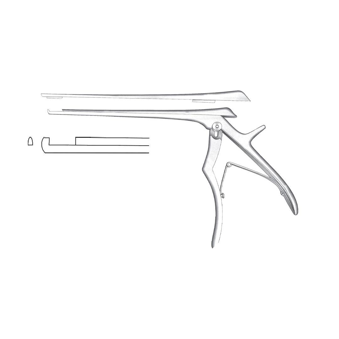 JENSEN INTERVERTEBRAL DISC RONGEURS Upward cutting OPEN SHAFT 1mm