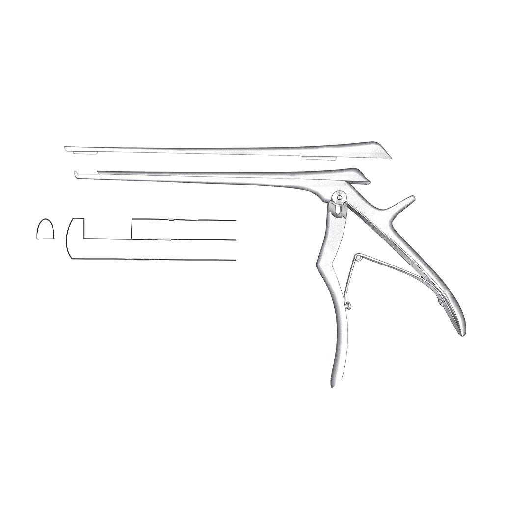 JENSEN INTERVERTEBRAL DISC RONGEURS Upward cutting OPEN SHAFT 3mm