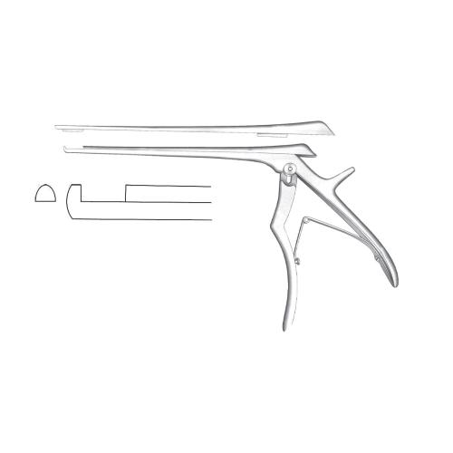 JENSEN INTERVERTEBRAL DISC RONGEURS Upward cutting OPEN SHAFT 4mm