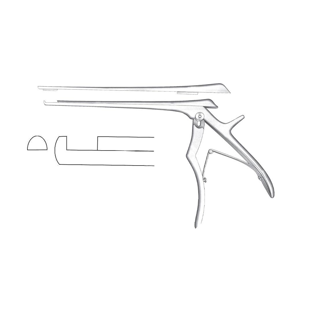 JENSEN INTERVERTEBRAL DISC RONGEURS Upward cutting OPEN SHAFT 6mm