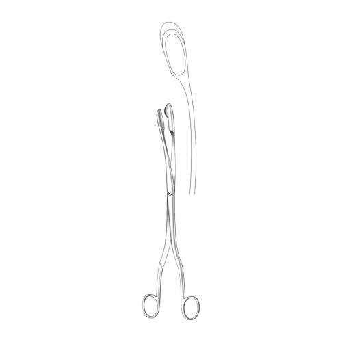 JENSEN PLACENTA AND OVUM FORCEPS With protecting cap